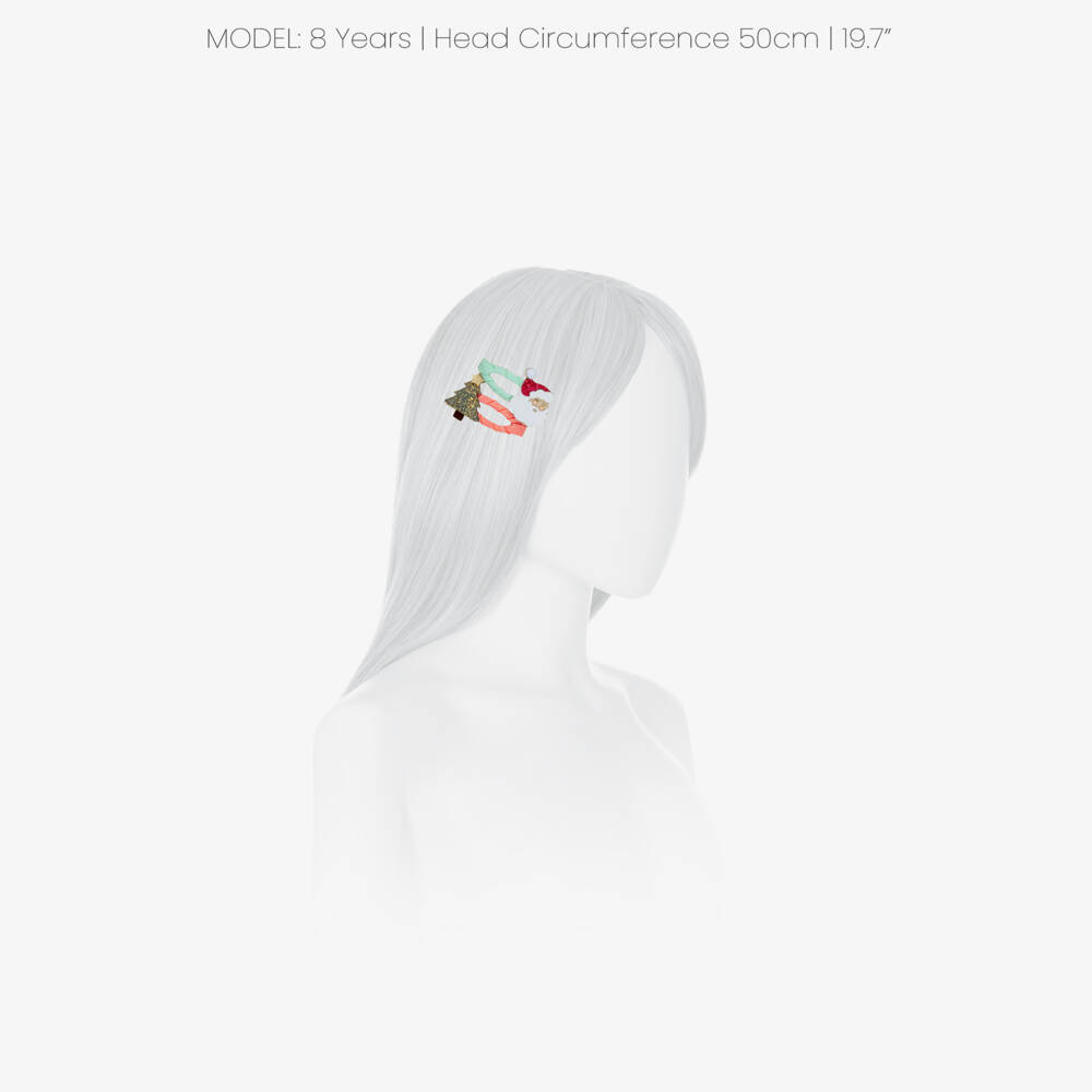 Mimi & Lula-Colourful & Sparkly Christmas Hair Clips (5 pack) | Childrensalon