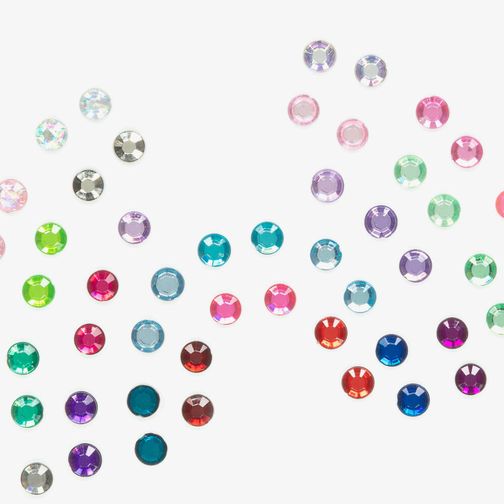 Mimi & Lula-Girls Bright Gem Stick-On Earrings (28 Pairs) | Childrensalon