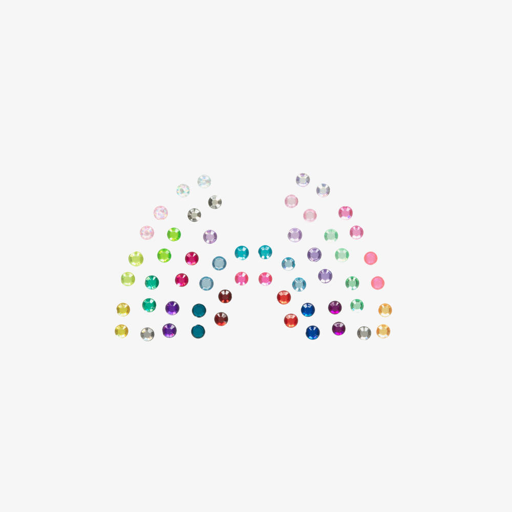 Mimi & Lula-Girls Bright Gem Stick-On Earrings (28 Pairs) | Childrensalon
