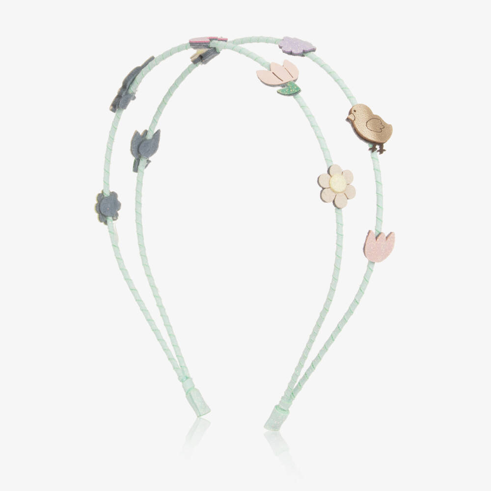 Mimi & Lula-Girls Bunny & Chick Easter Double Hairband | Childrensalon