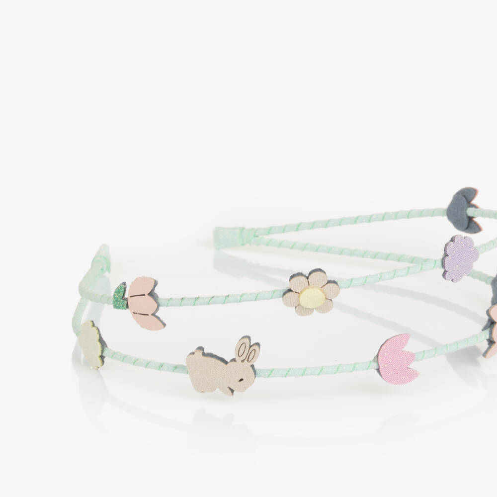 Mimi & Lula-Girls Bunny & Chick Easter Double Hairband | Childrensalon