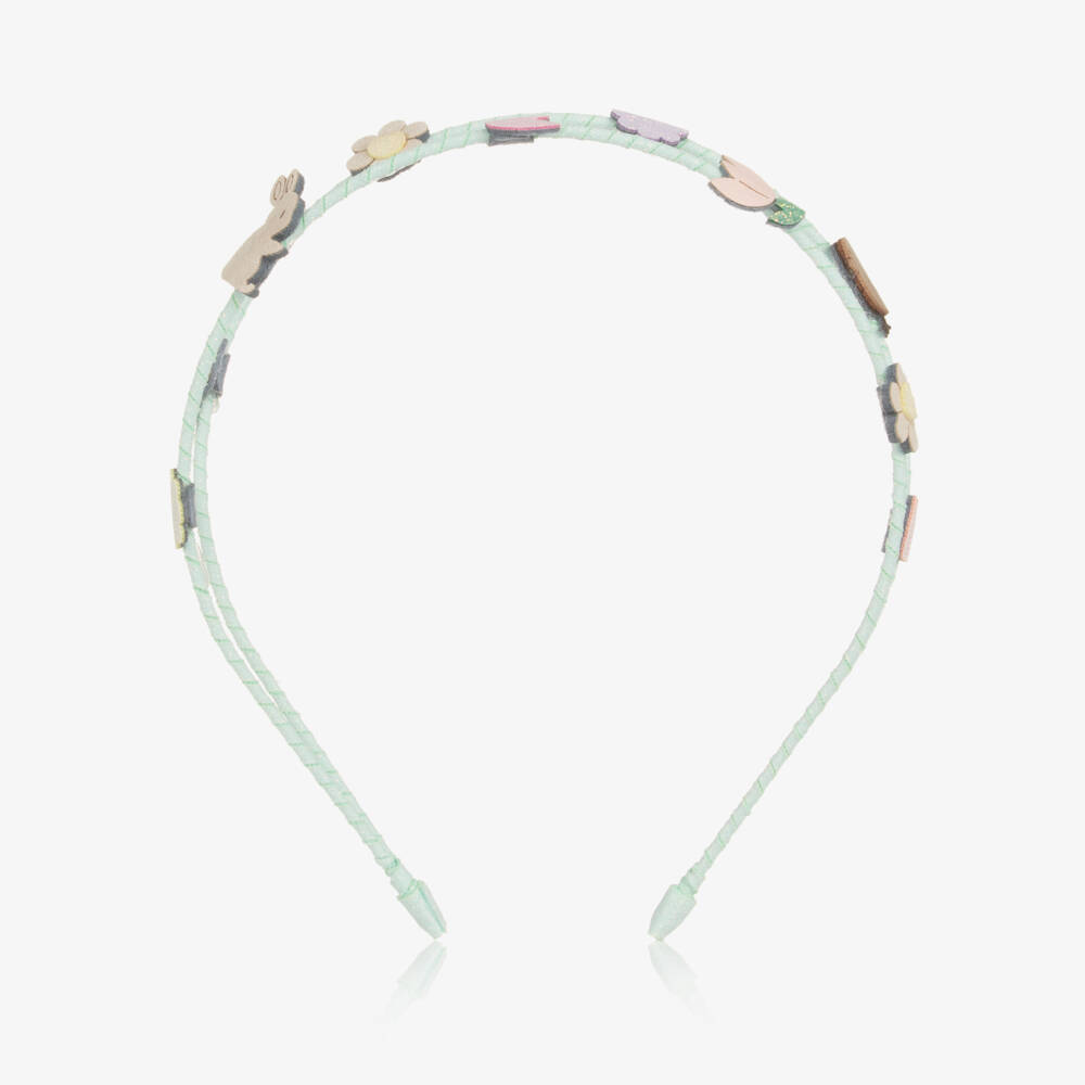 Mimi & Lula-Girls Bunny & Chick Easter Double Hairband | Childrensalon