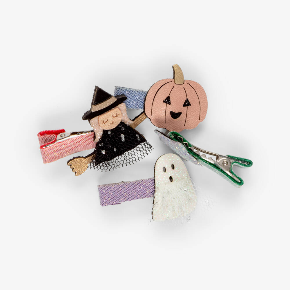 Mimi & Lula-Girls Colourful Halloween Mini Hair Clips (8 pack) | Childrensalon