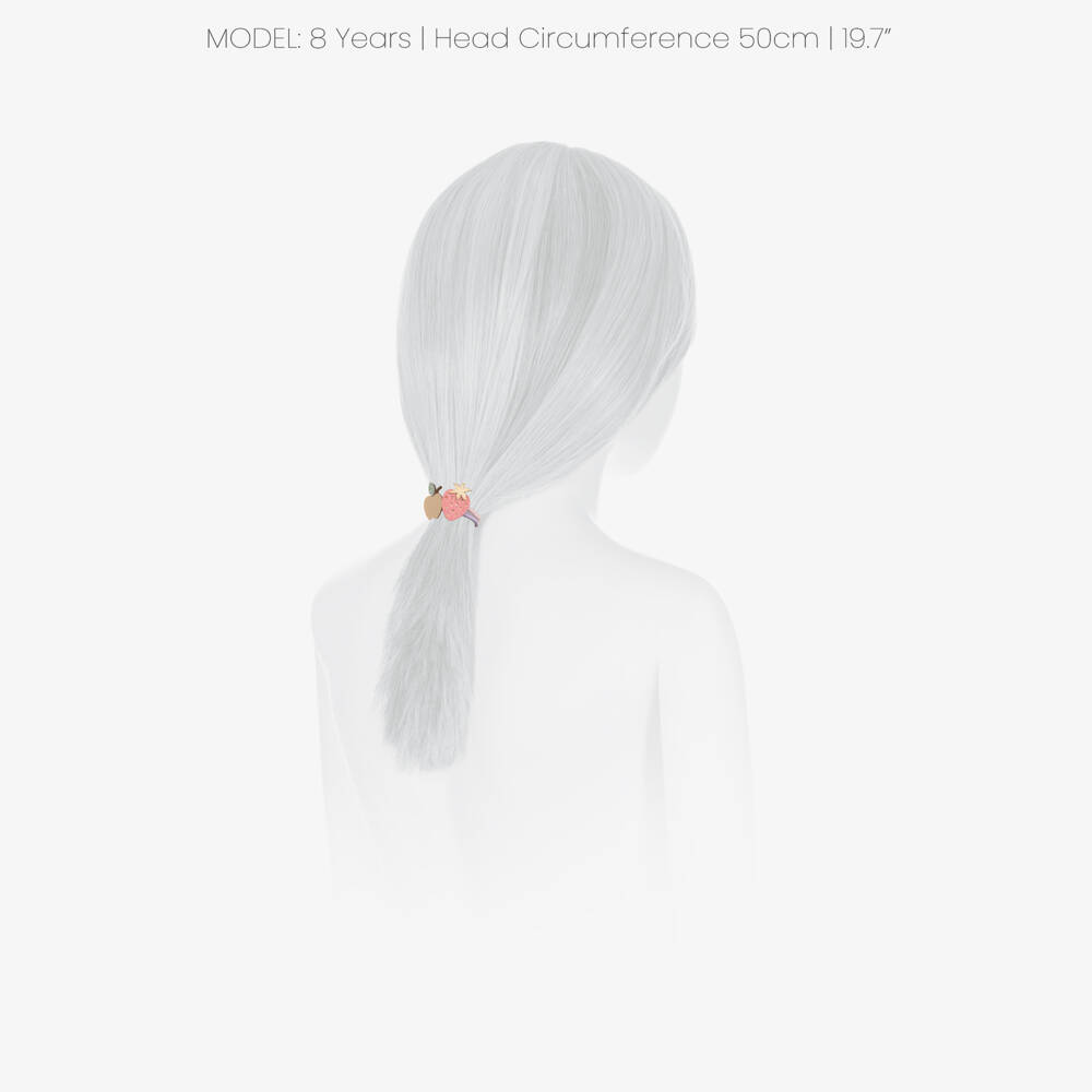 Mimi & Lula-Girls Glittery Fruit Mini Hair Elastics (8 Pack) | Childrensalon