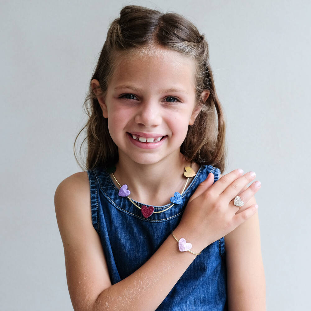 Mimi & Lula-Girls Gold Heart Jewellery Set (3 Pack) | Childrensalon