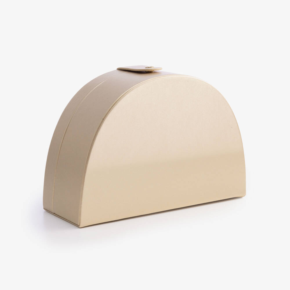 Mimi & Lula-Girls Gold Rainbow Jewellery Box (21cm) | Childrensalon
