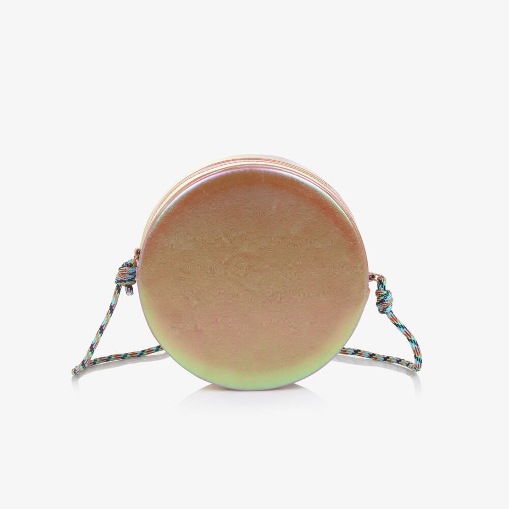 Mimi & Lula-حقيبة كتف على شكل كرة ديسكو لون زهري للبنات (17 سم) | Childrensalon