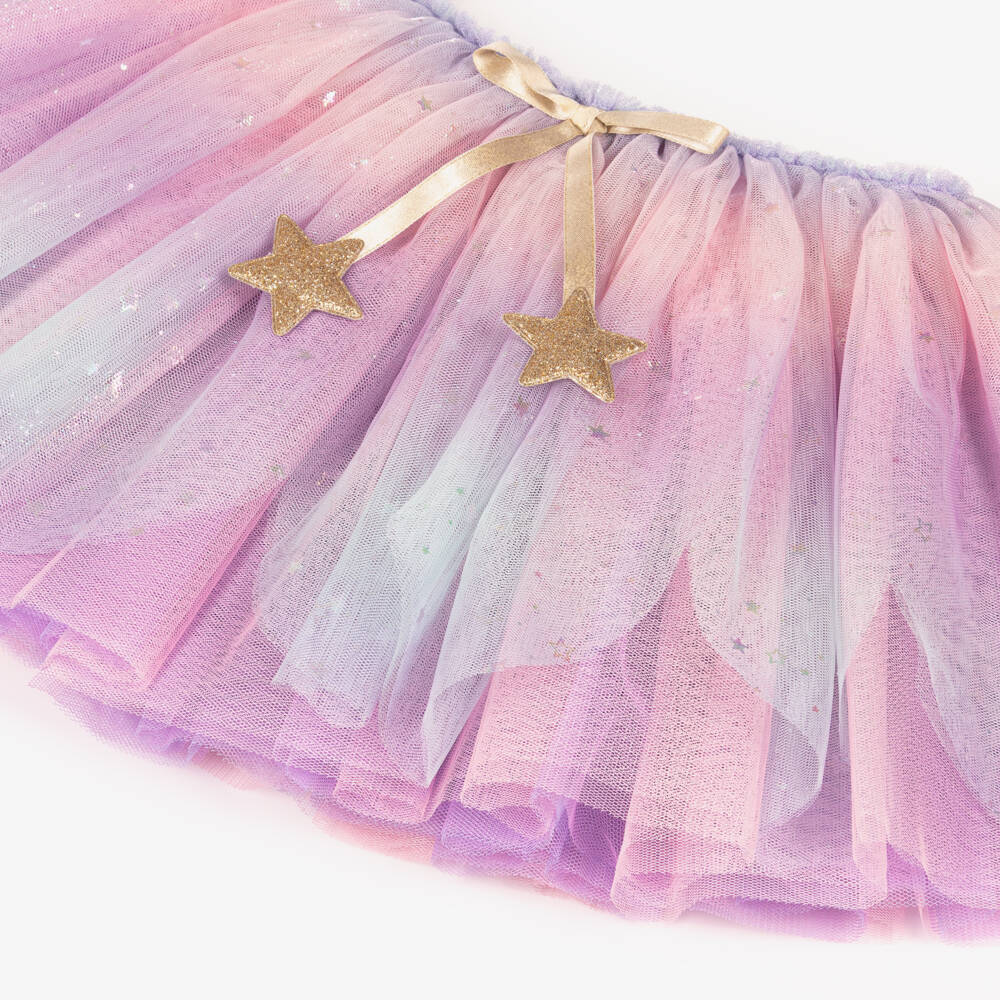 Mimi & Lula-Girls Lilac Purple Tulle Skirt | Childrensalon