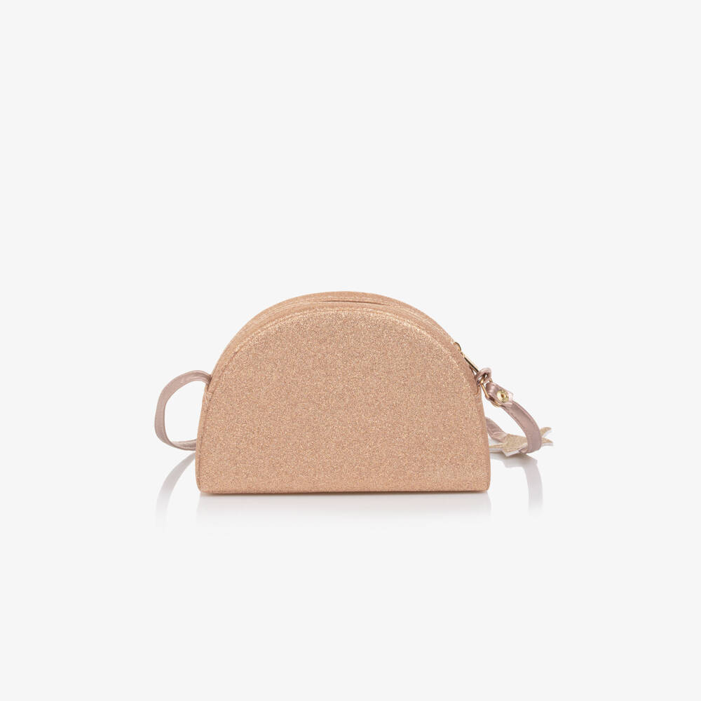 Mimi & Lula-Girls Pink Glitter Rainbow Bag (17cm) | Childrensalon