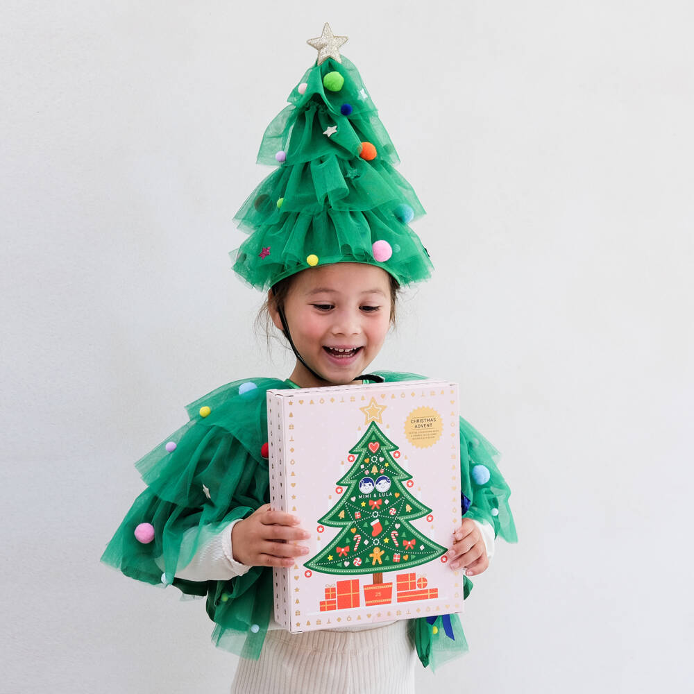 Mimi & Lula-Girls Pink Hair Accessories Advent Calendar (27cm) | Childrensalon