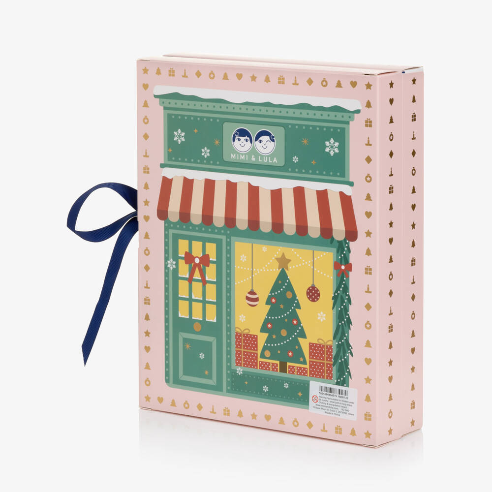 Mimi & Lula-Girls Pink Hair Accessories Advent Calendar (27cm) | Childrensalon