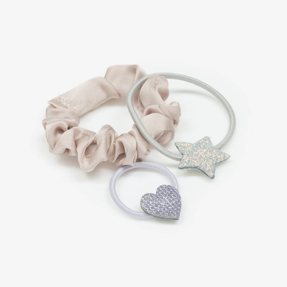 Mimi & Lula-Girls Pink Hair Elastics in Tulle Pouch (10 Pack) | Childrensalon