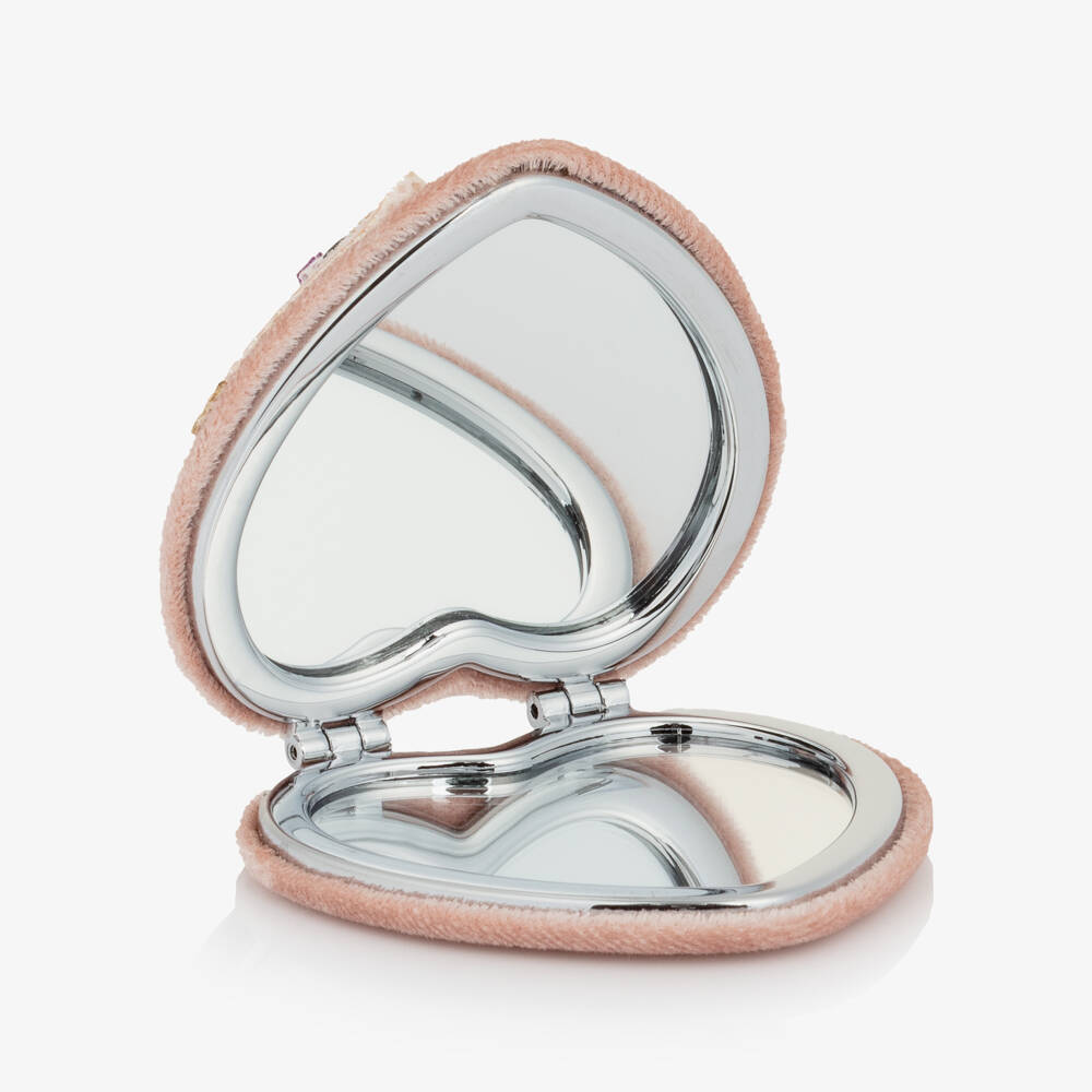 Mimi & Lula-Girls Pink Unicorn Pocket Mirror (7cm) | Childrensalon