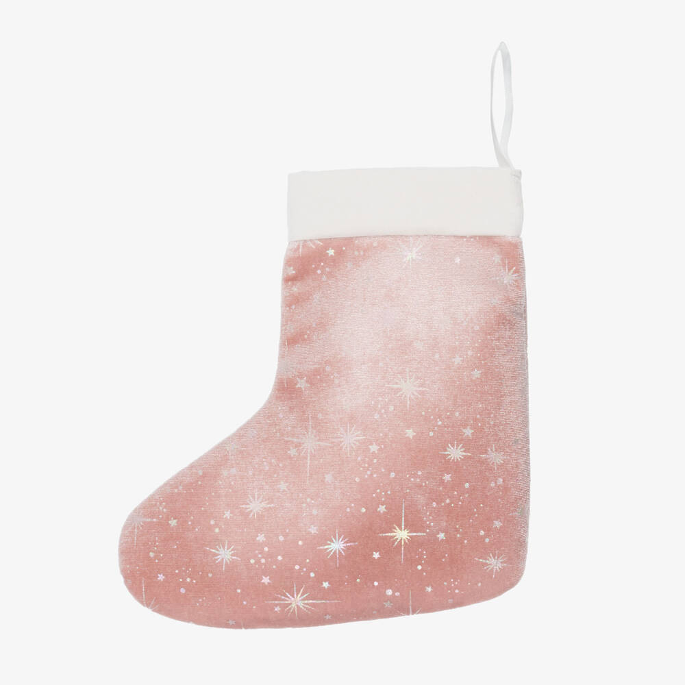 Mimi & Lula-Girls Pink Velvet Hair Accessories Filled Gift Stocking | Childrensalon