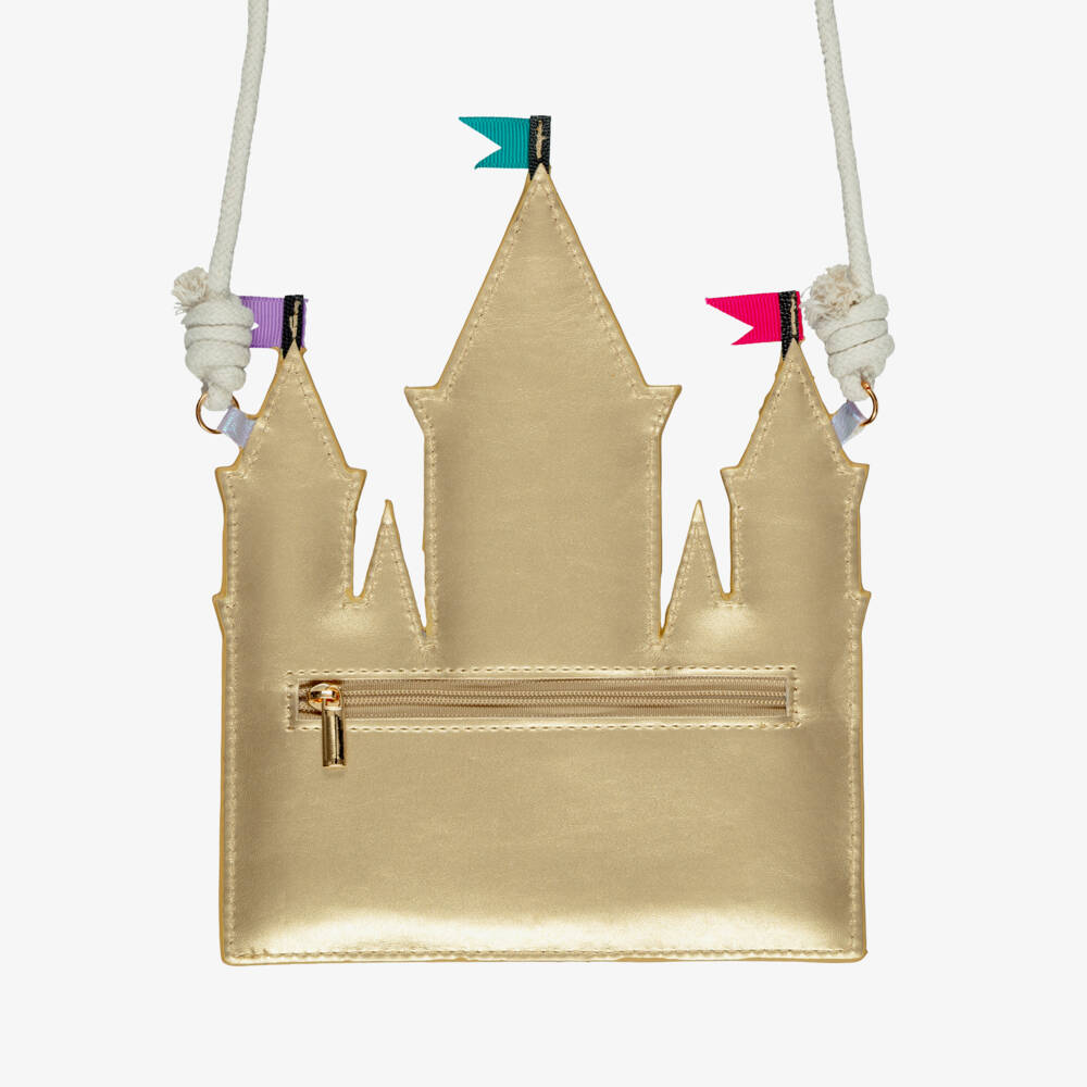 Mimi & Lula-Girls Rainbow Castle Bag (17cm) | Childrensalon
