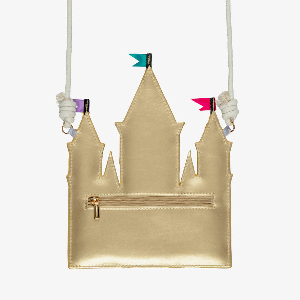 Mimi & Lula-Girls Rainbow Castle Bag (17cm) | Childrensalon