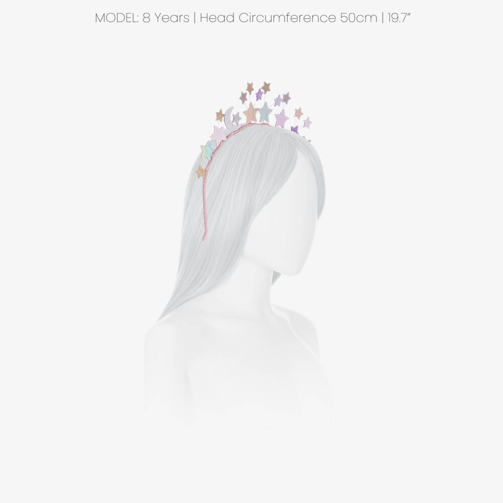 Mimi & Lula-Girls Sparkling Pastel Star Hairband | Childrensalon