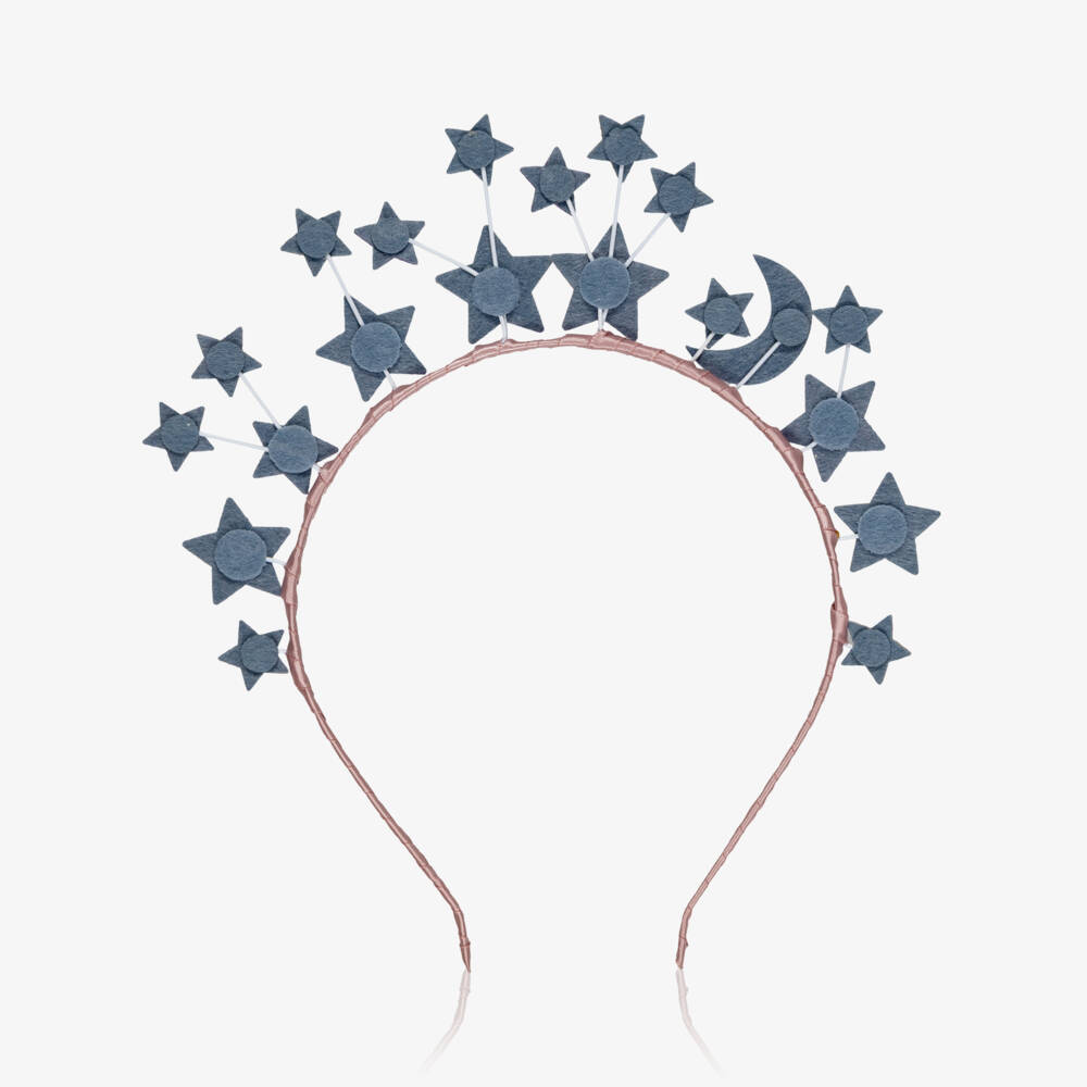 Mimi & Lula-Girls Sparkling Pastel Star Hairband | Childrensalon