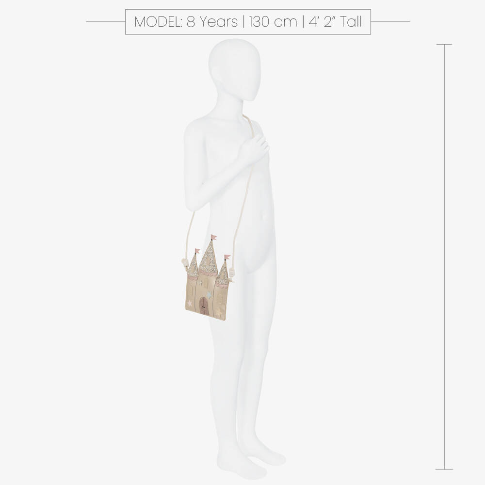 Mimi & Lula-Gold Enchanted Castle Bag (24cm) | Childrensalon