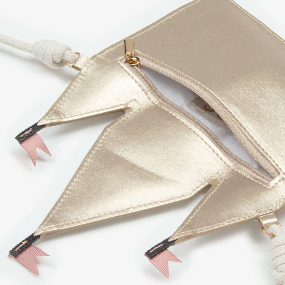 Mimi & Lula-Gold Enchanted Castle Bag (24cm) | Childrensalon