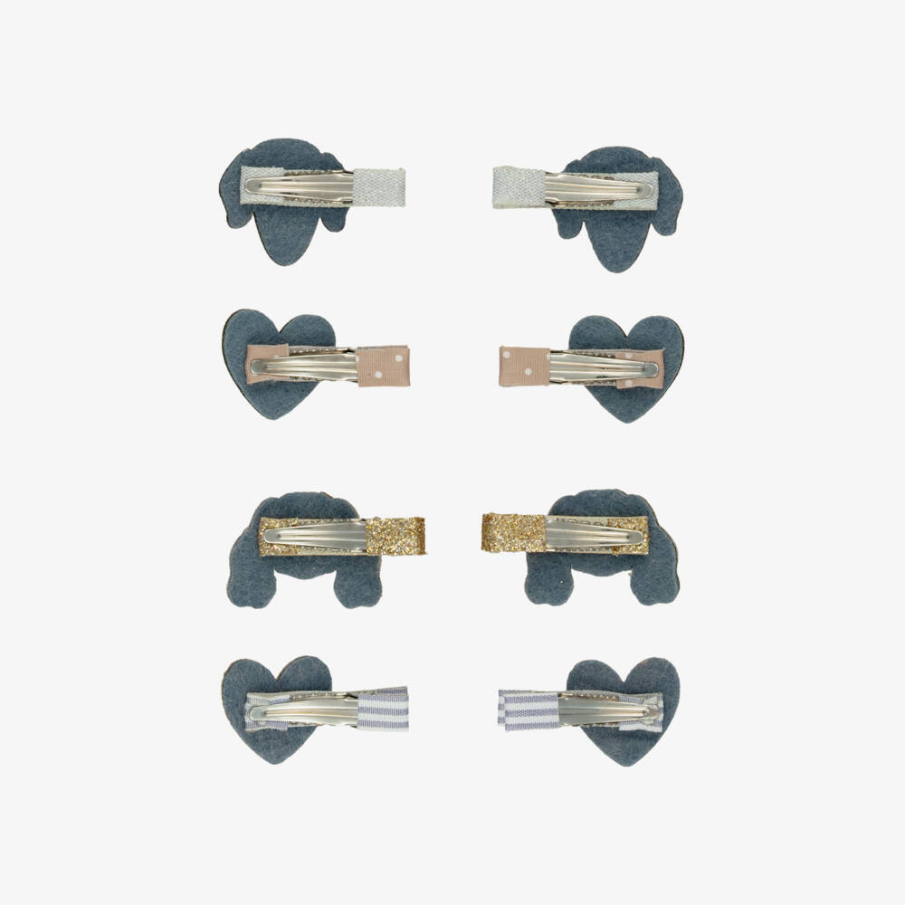 Mimi & Lula-Sparkly Dog Mini Hair Clips (8 pack) | Childrensalon