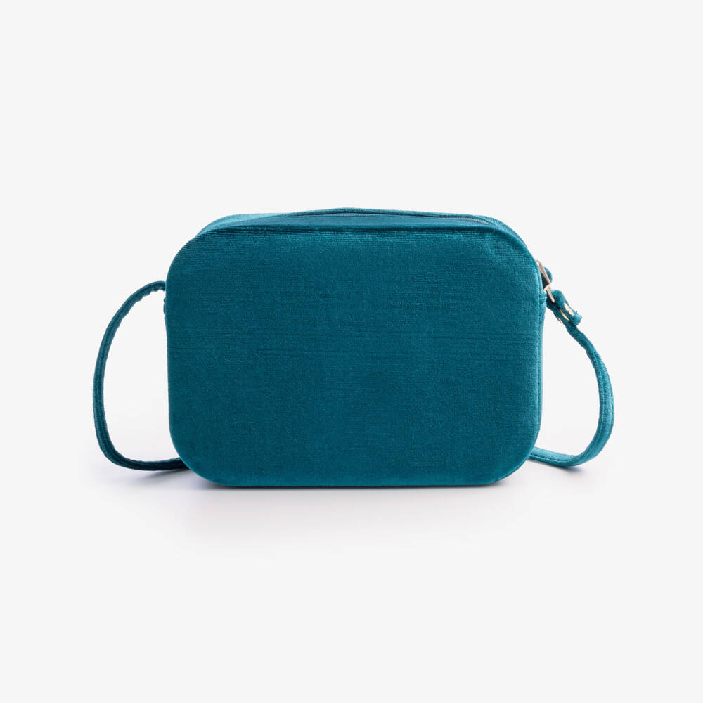 Mimi & Lula-Teal Blue Sparkly Stars Bag (17cm) | Childrensalon