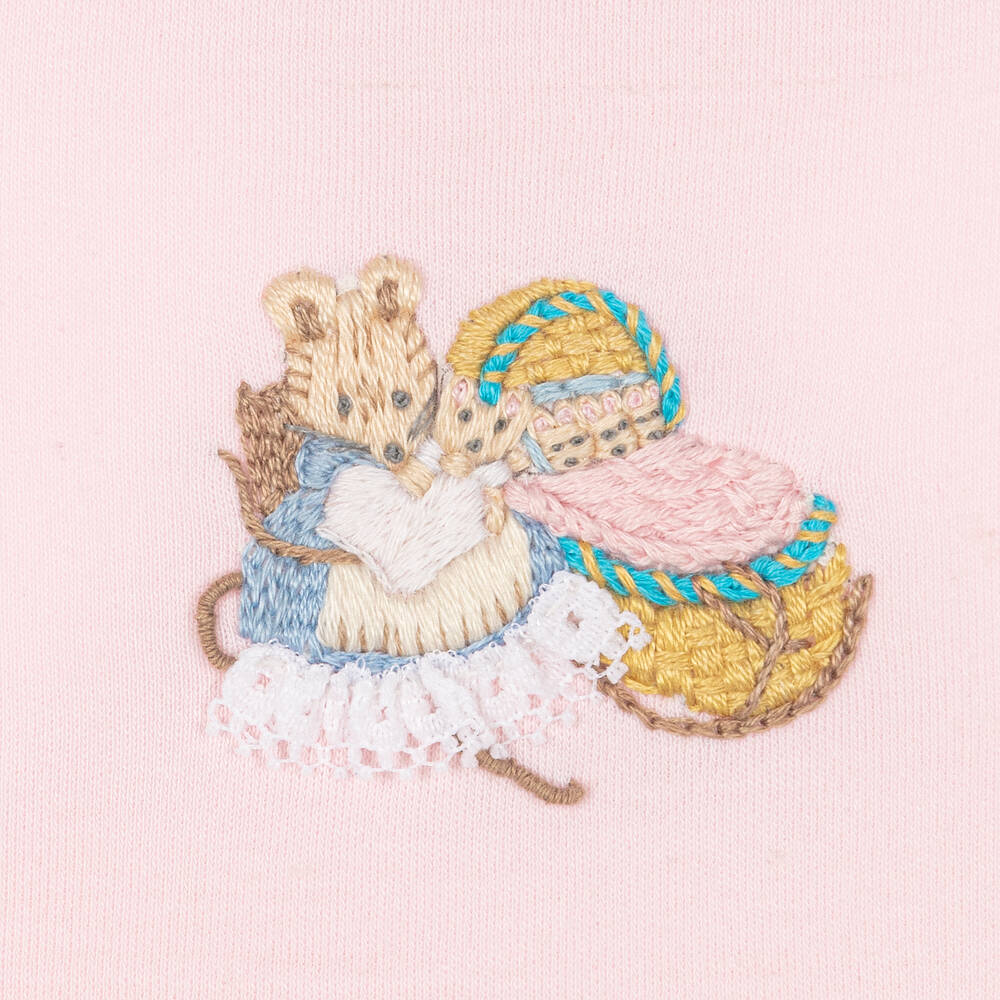 Mini-la-Mode-Baby Girls Peter Rabbit & Co Dungarees Set | Childrensalon