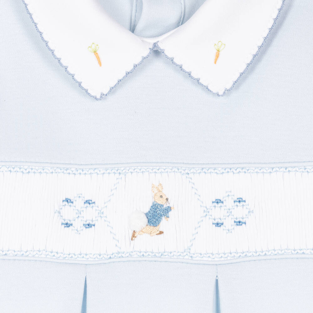 Mini-la-Mode-Голубой комбинезон с Кроликом Питером | Childrensalon