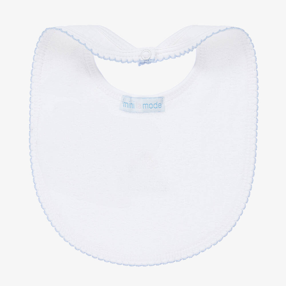 Mini-la-Mode-Слюнявчик из хлопка пима с Ноевым ковчегом | Childrensalon