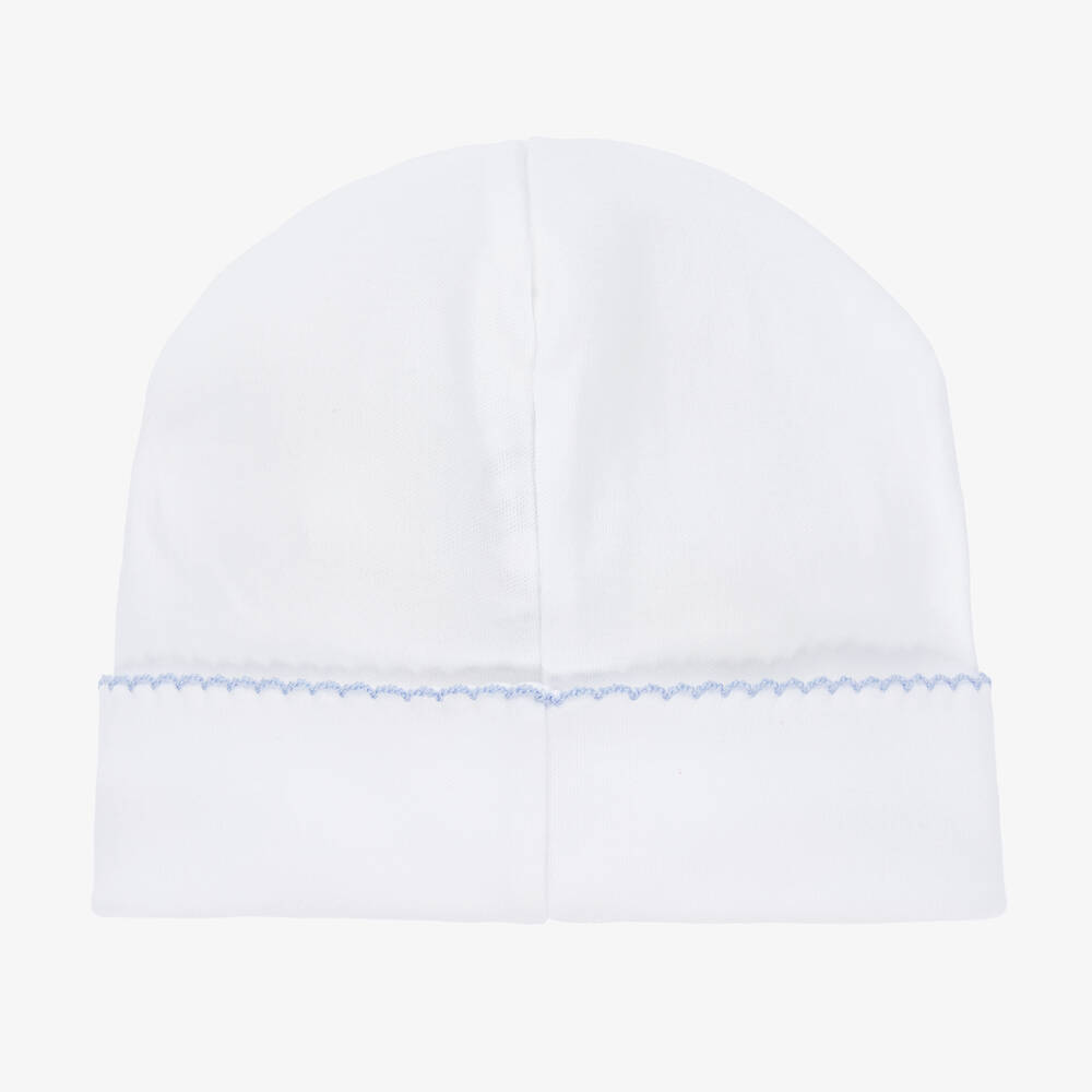 Mini-la-Mode-White Peter Rabbit Pima Cotton Hat | Childrensalon
