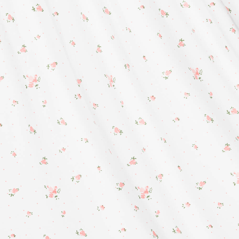 Mini-la-Mode-Белая ночная рубашка из хлопка пима | Childrensalon