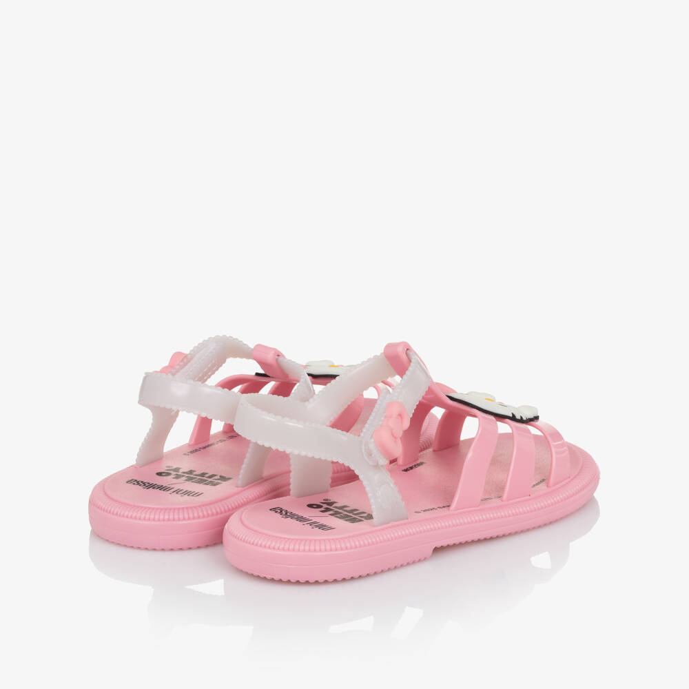 Mini Melissa-Сандалии розовые из желе Hello Kitty для девочек | Childrensalon