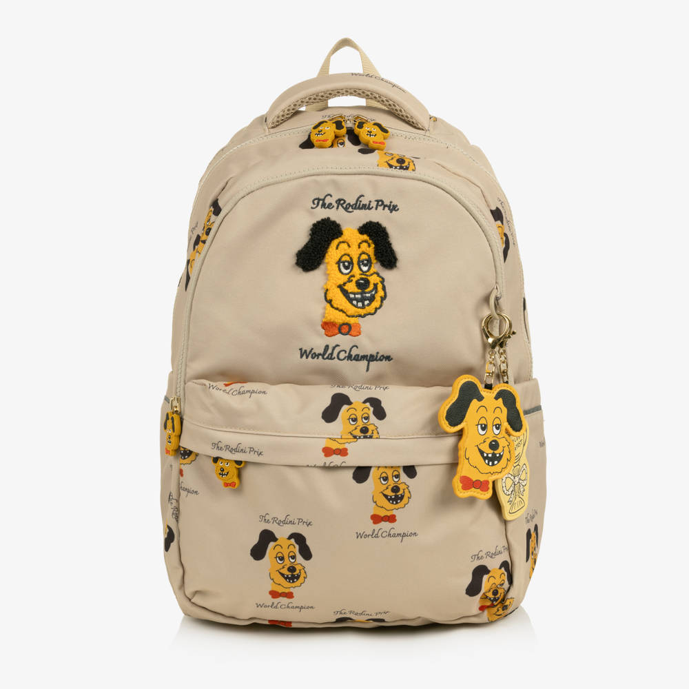 Mini Rodini-Beige Rodini Prix Backpack (39cm) | Childrensalon