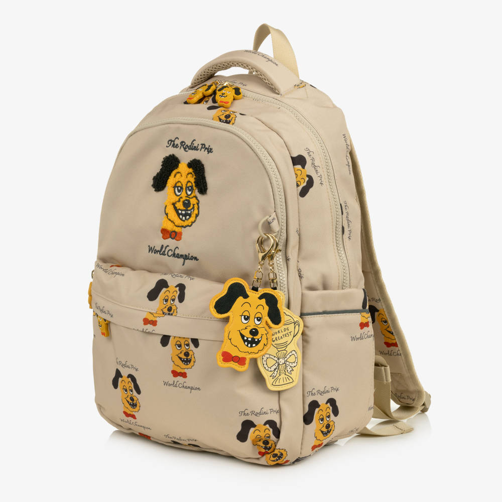 Mini Rodini-Beige Rodini Prix Backpack (39cm) | Childrensalon