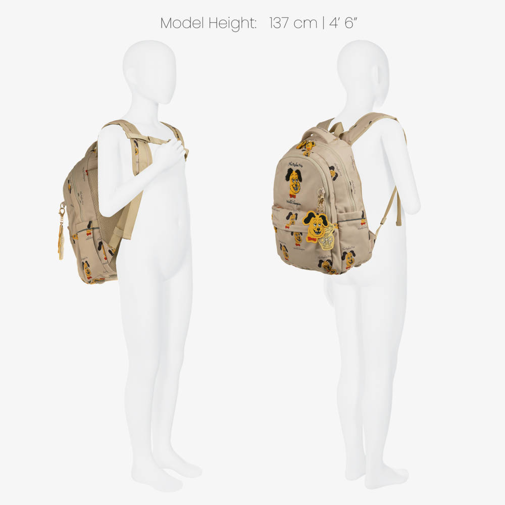 Mini Rodini-Beige Rodini Prix Backpack (39cm) | Childrensalon
