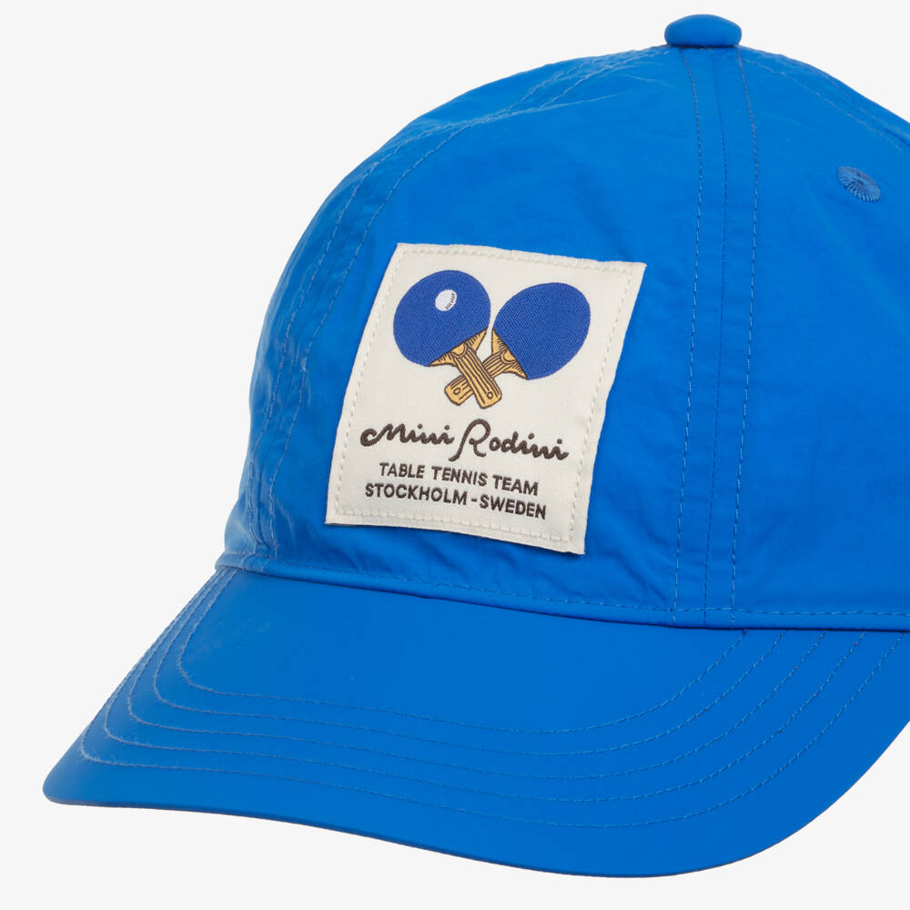 Mini Rodini-Blue Table Tennis Patch Cap | Childrensalon
