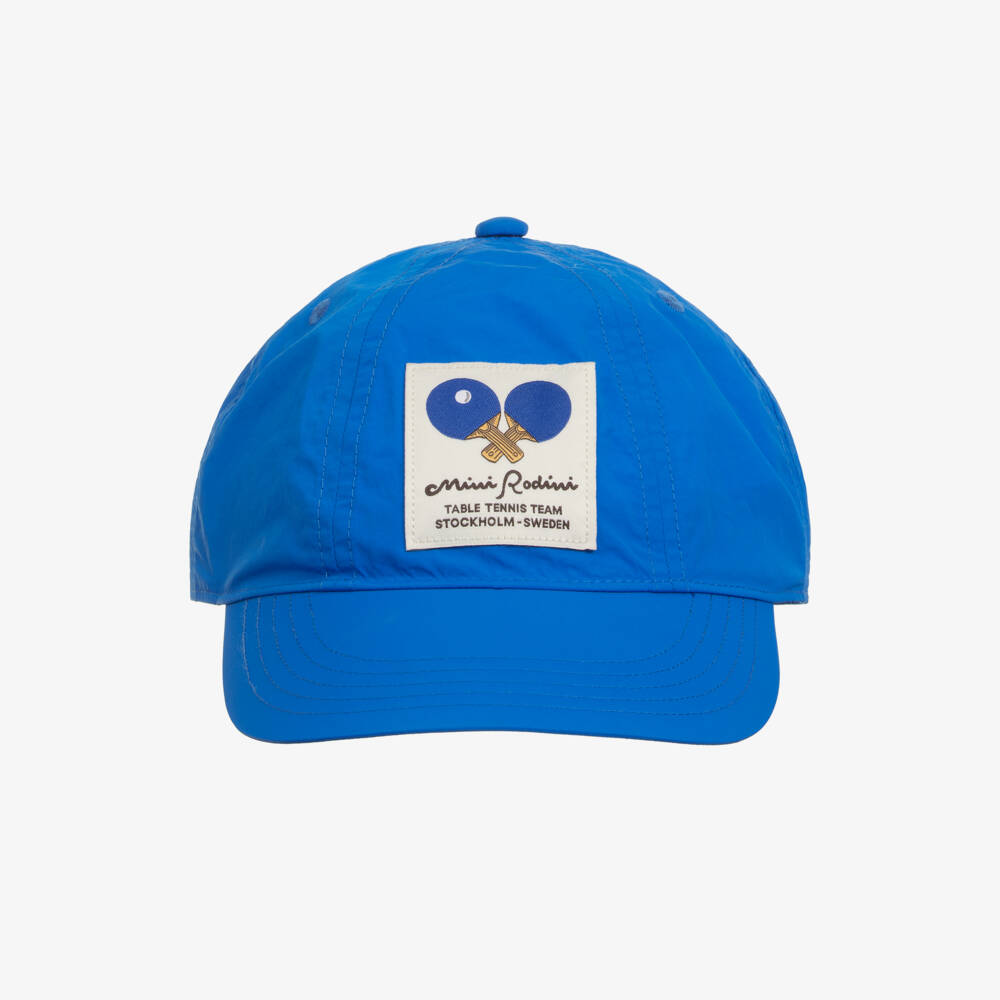 Mini Rodini-Blue Table Tennis Patch Cap | Childrensalon