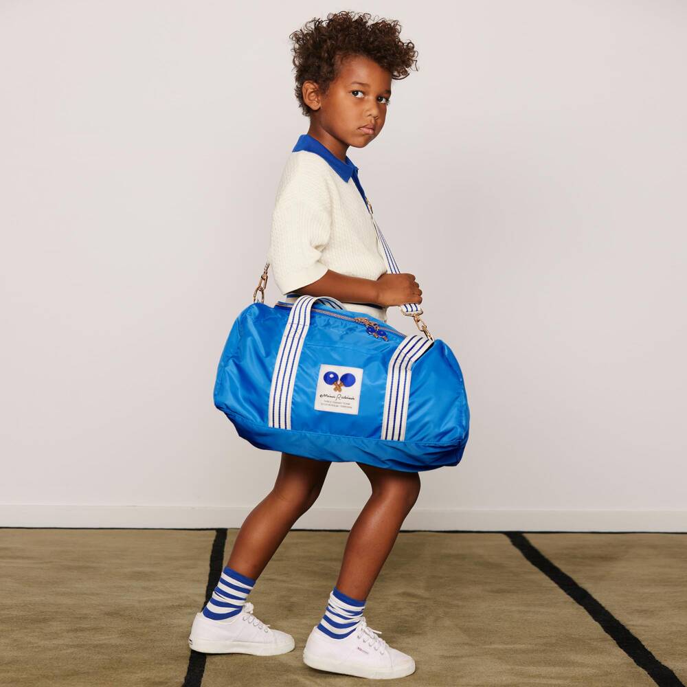 Mini Rodini-Blue Table Tennis Sports Bag (45cm) | Childrensalon