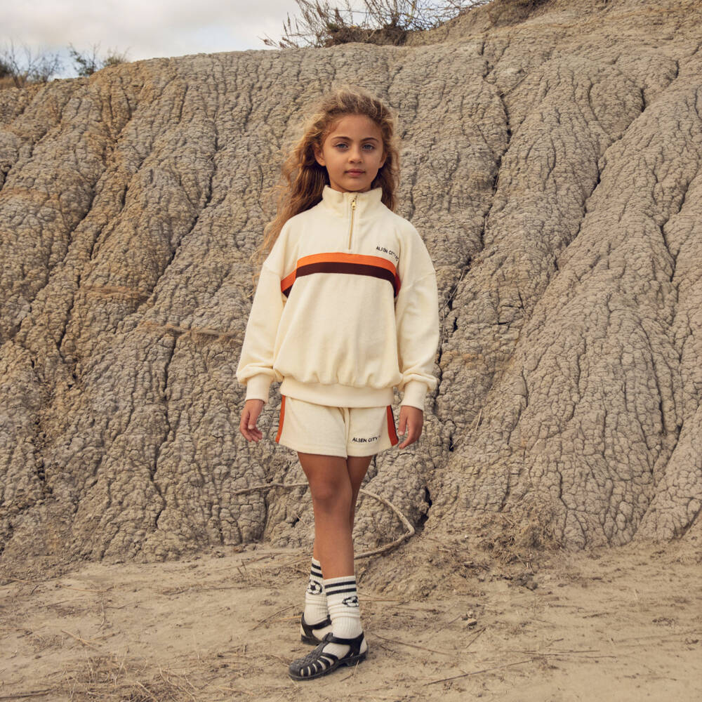 Mini Rodini-سويتشيرت بربع بسحاب للأولاد | Childrensalon