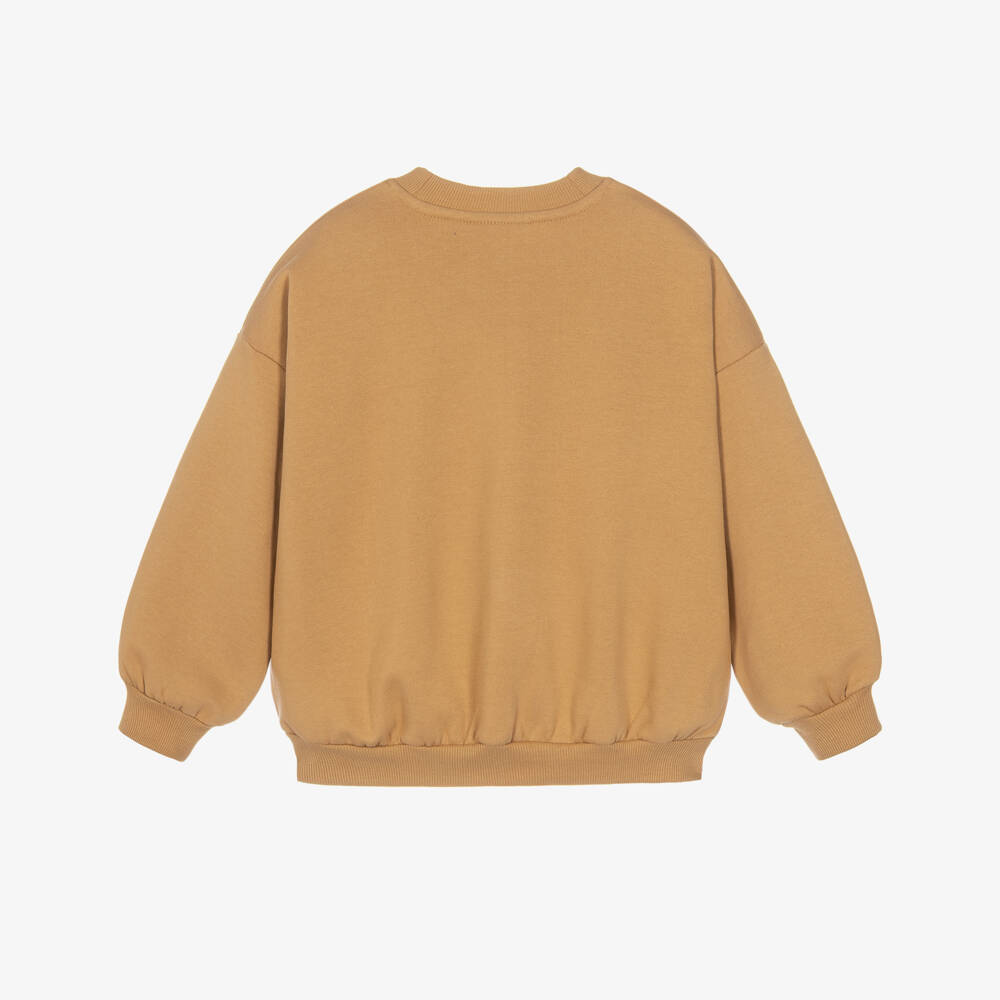 Mini Rodini-Boys Beige Elephant Shrew Sweatshirt | Childrensalon