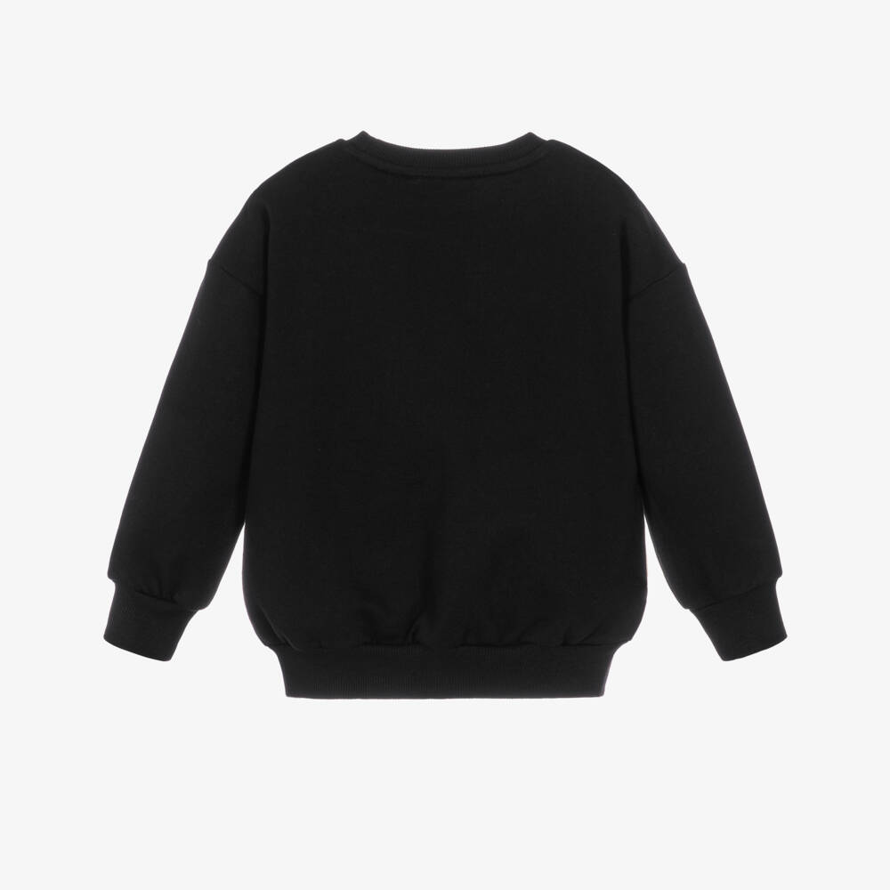 Mini Rodini-Boys Black Elephant Shrew Print Sweatshirt | Childrensalon