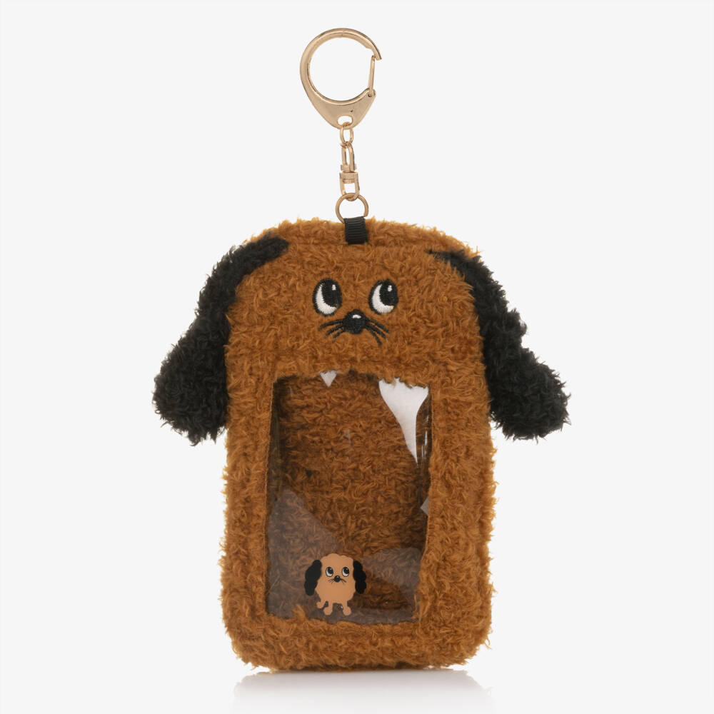 Mini Rodini-Рюкзак коралловый с принтом собак (40см) | Childrensalon