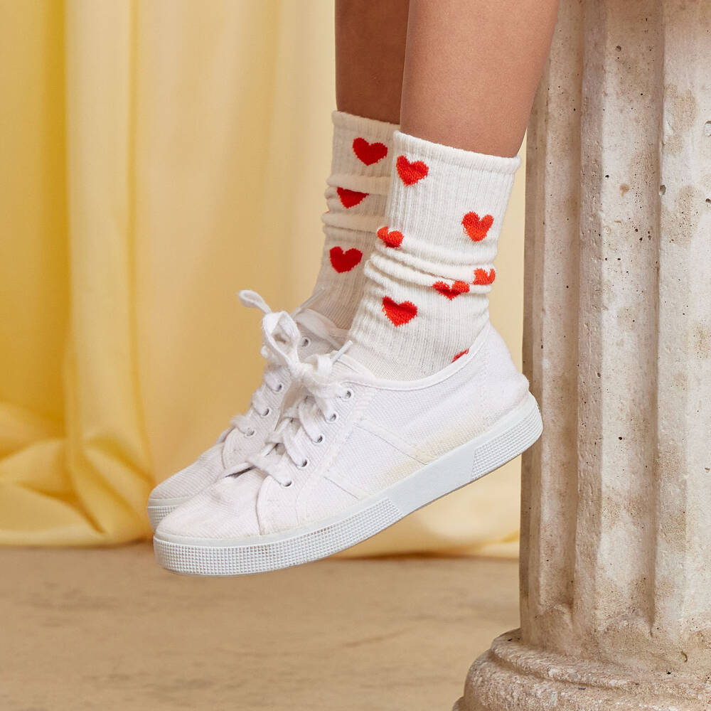 Mini Rodini-جوارب قطن مانعة من الانزلاق للبنات (عدد 3) | Childrensalon