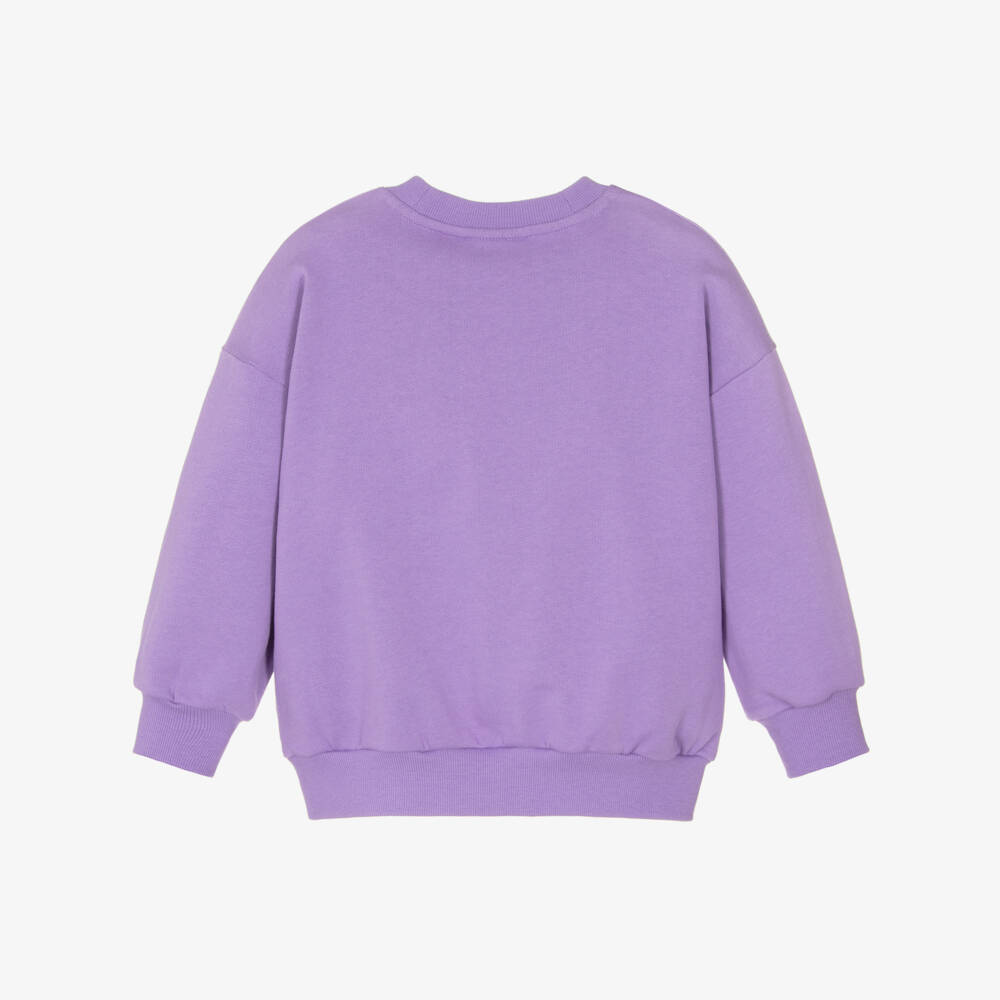 Mini Rodini-سويتشيرت لون بنفسجي فاتح للبنات | Childrensalon