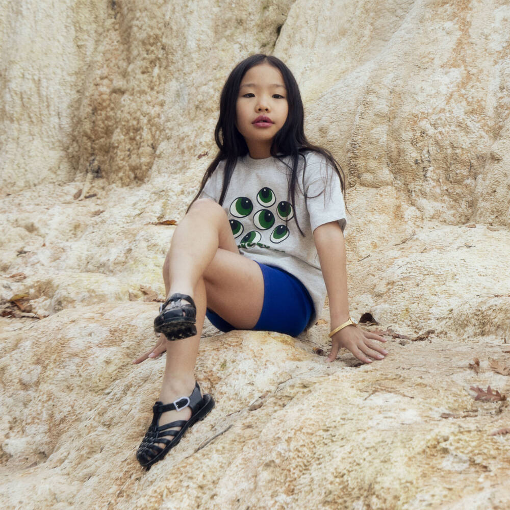 Mini Rodini-Girls Organic Cotton Cycling Shorts (3 Pack) | Childrensalon