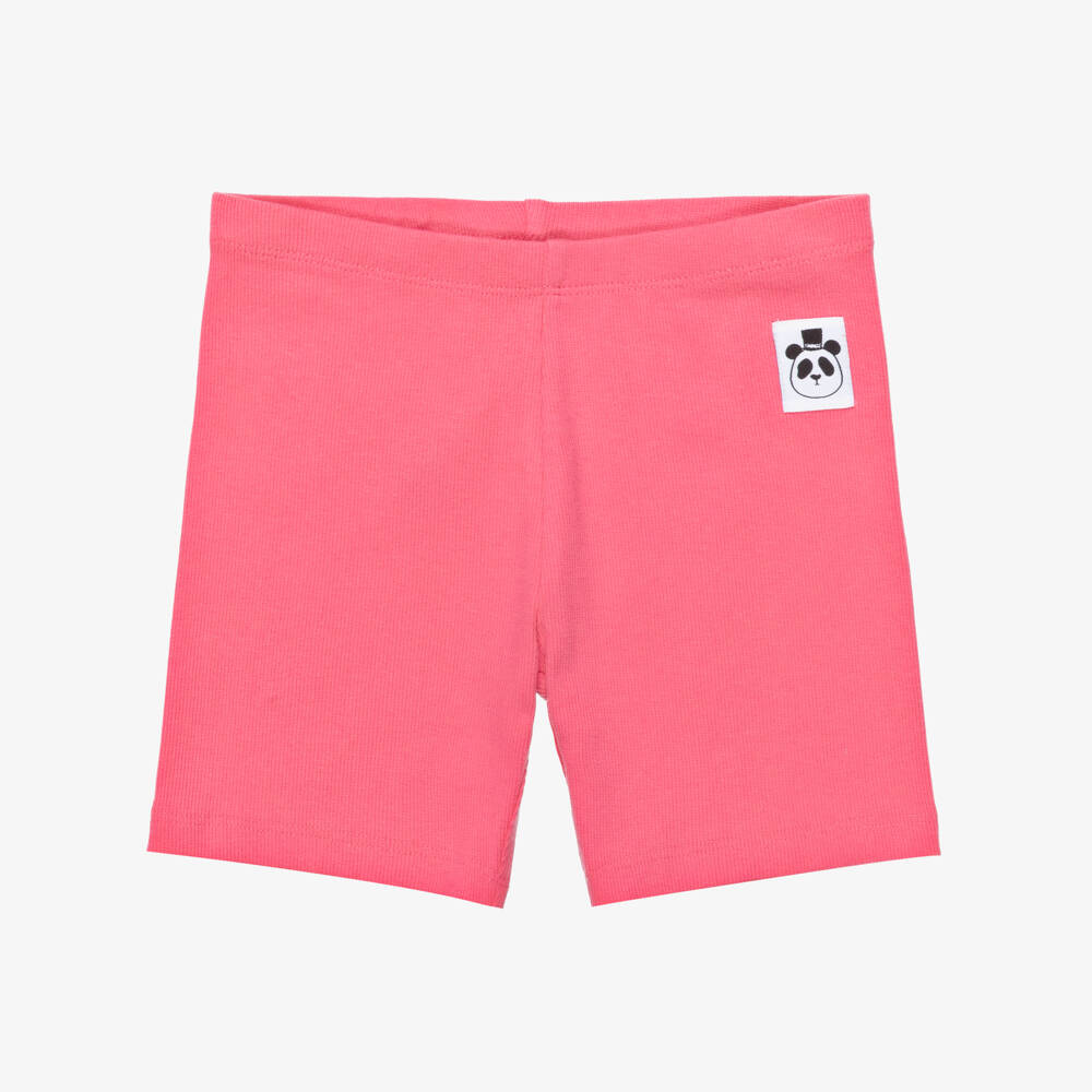 Mini Rodini-Girls Organic Cotton Cycling Shorts (3 Pack) | Childrensalon
