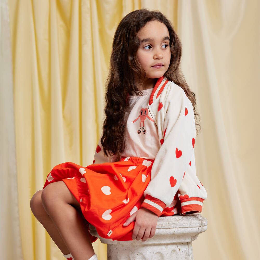 Mini Rodini-بلوزة بأكمام طويلة لون زهري فاتح للبنات | Childrensalon