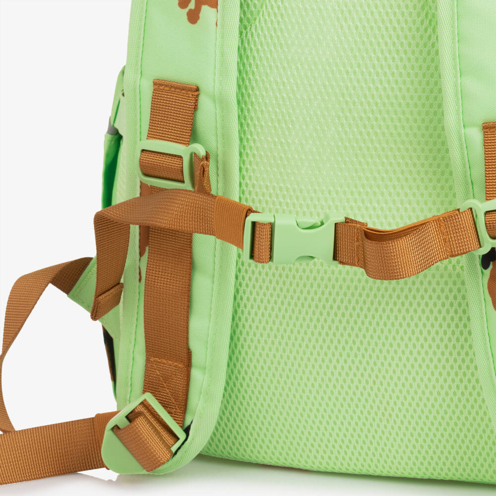 Mini Rodini-Рюкзак зелёный с принтом собак (40см) | Childrensalon