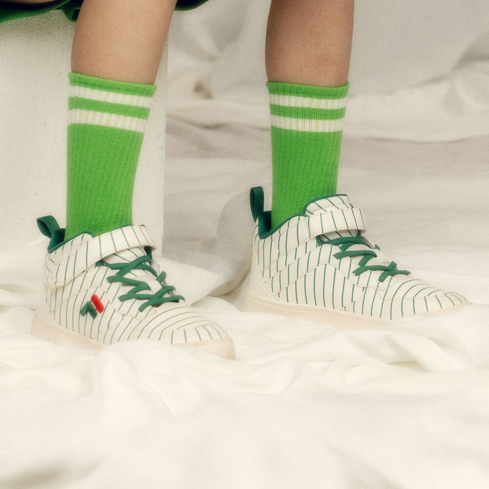 Mini Rodini-Носки зеленые и серые с глазами пришельцев для мальчиков (3пары) | Childrensalon