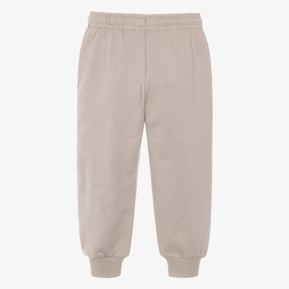 Mini Rodini-Grey Rodini Prix Organic Cotton Joggers | Childrensalon
